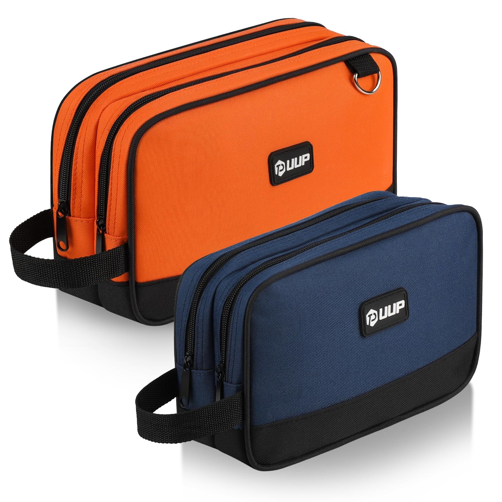 12 10″ Small Tool Bag 2 Pack, Zipper Tool Pouch 2 Compartments, Utility ToolB…