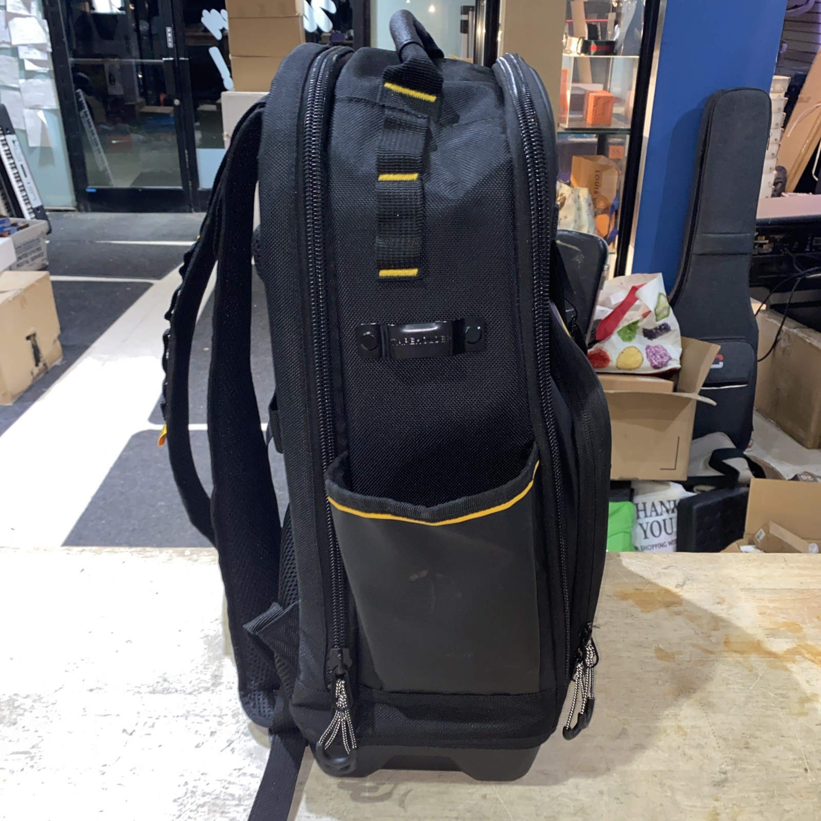 DeWALT PRO Durable Denier Fabric Backpack DWST560102 w/ 43 Pockets, Water Rest