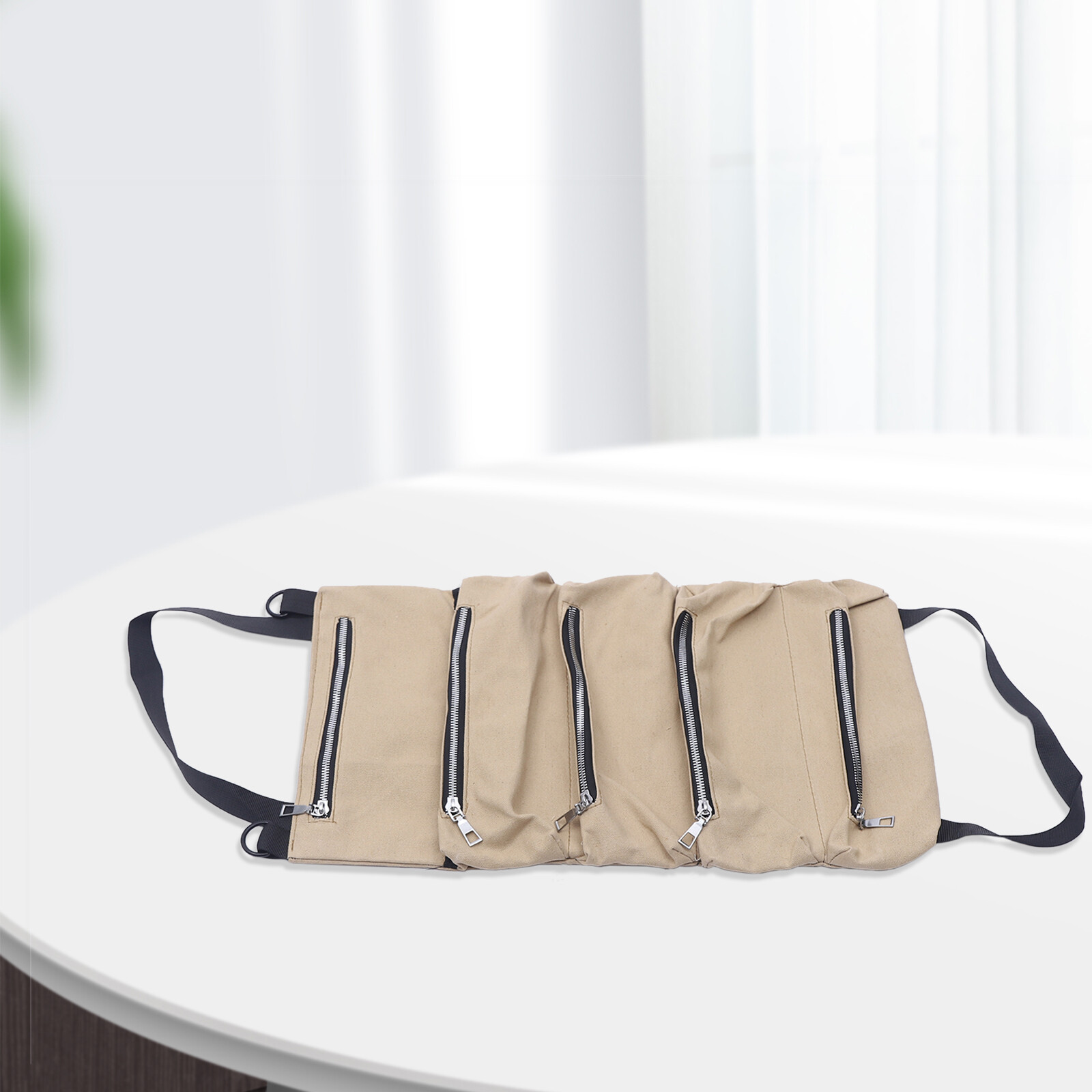 Multi-Purpose Roll Up Tool Bag – Durable Canvas Organizer with Pockets