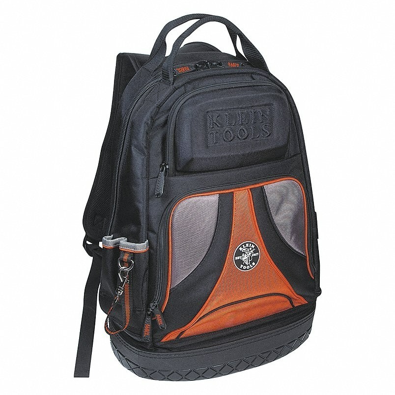 KLEIN TOOLS Tradesman Pro Tool Backpack Bag 35 Pockets 55421BP-14 Black 35HU81