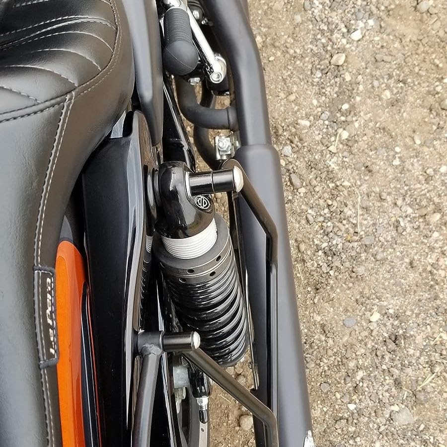 TDZ 2004-2016 Saddlebag Support Brackets for Harley Sportster XL883 XL1200,Black
