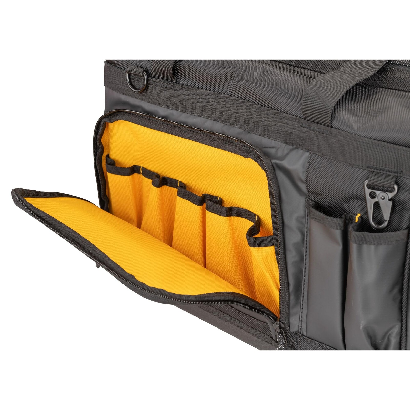 DEWALT Tool Bag, Water Resistant, Hard Bottom, 20-inch, Professional Tool Tote w
