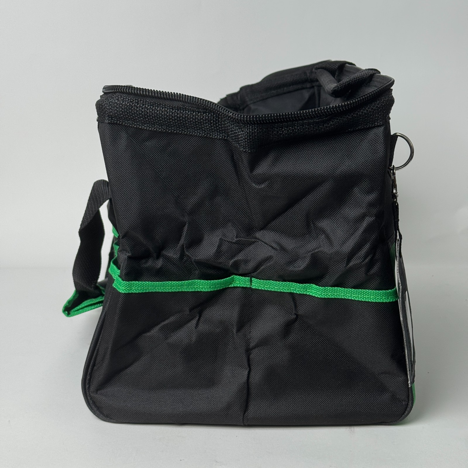 Metabo HPT 17x10X11″ Inside dims Contractor Canvas Tool Bag – Black/Green