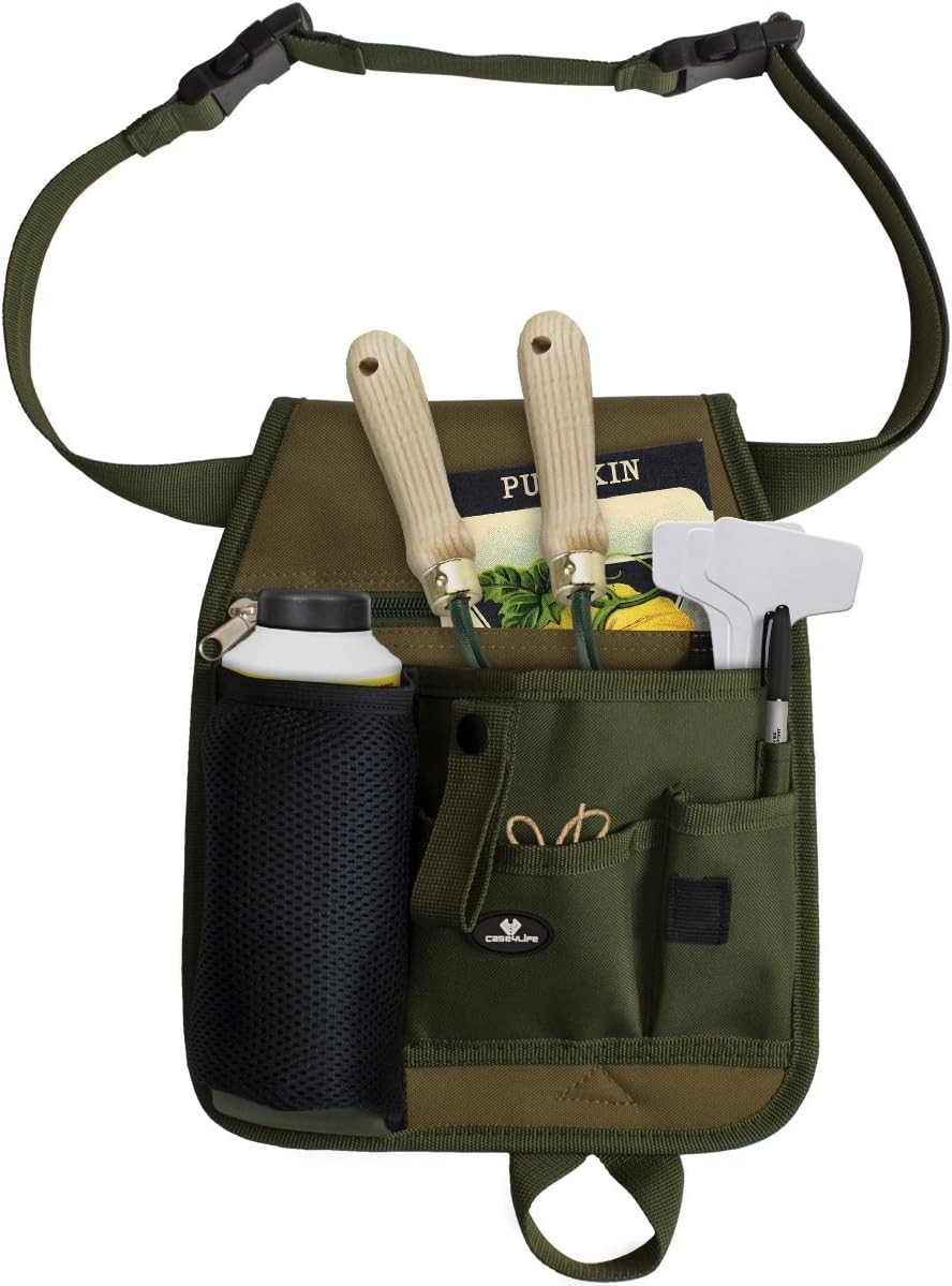 Handy Organizer Garden Tool Pouch – Unisex Utility Belt Apron for Gardening G…