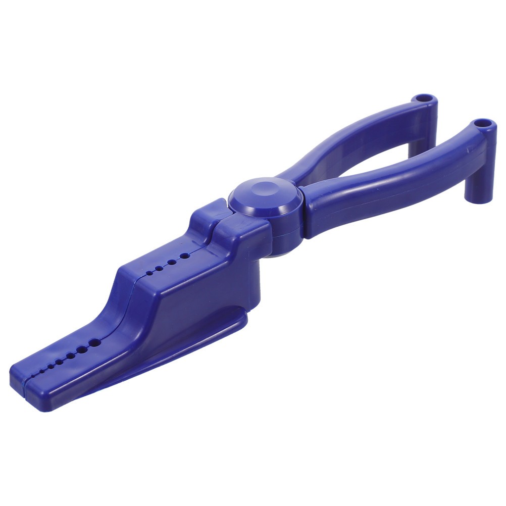Blue Plastic Nail Holder Plier for Fixing Nails Reusable Hammering Aid Hand Tool