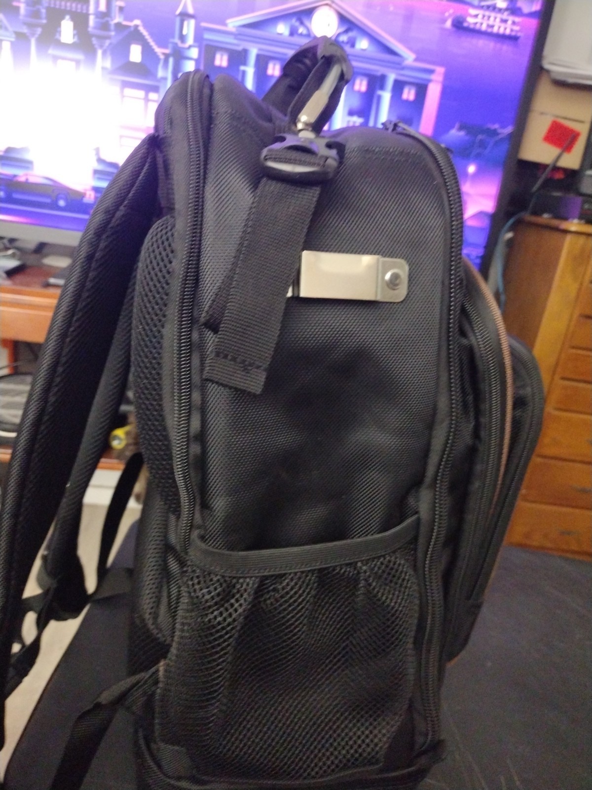 DFMINZU 1680D Heavy Duty Tool Backpack, Molded Base, Laptop Compartment, Etc.