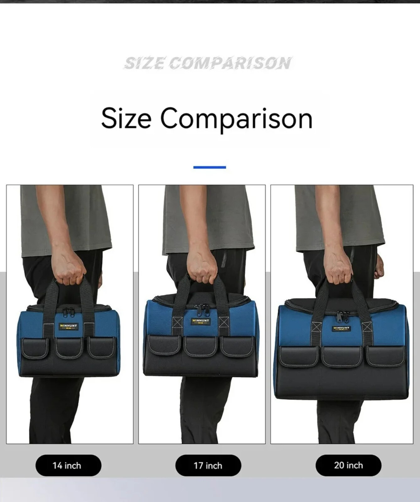 Tool Bag Heavy Duty Multifunctional Large Capacity Portable Storage Bag Outdoor