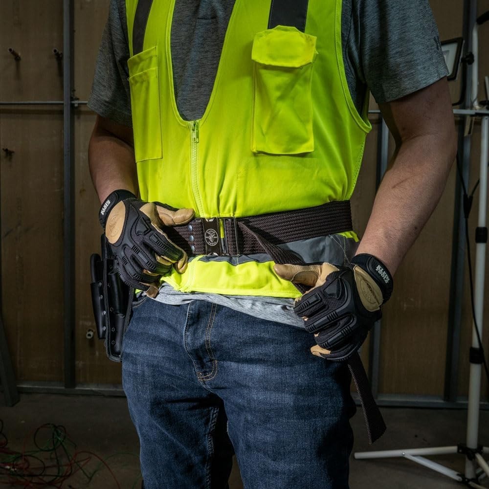 Rugged Adjustable Tool Belt for Professionals – Fits Waist Sizes up to 48-Inch