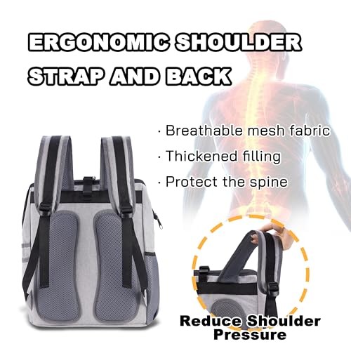 Backpack Tool Bag Padded Heavy Duty Electrician Plumber
