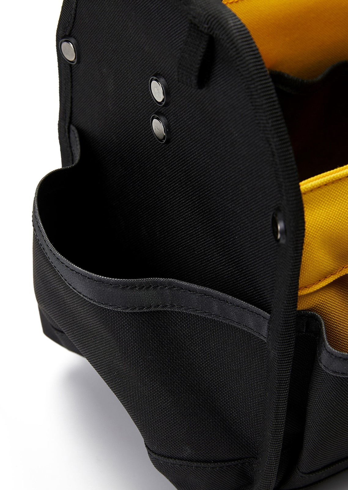 CAT Tool storage, 17 in., 14 pockets, 600-D Polyester, Open tote