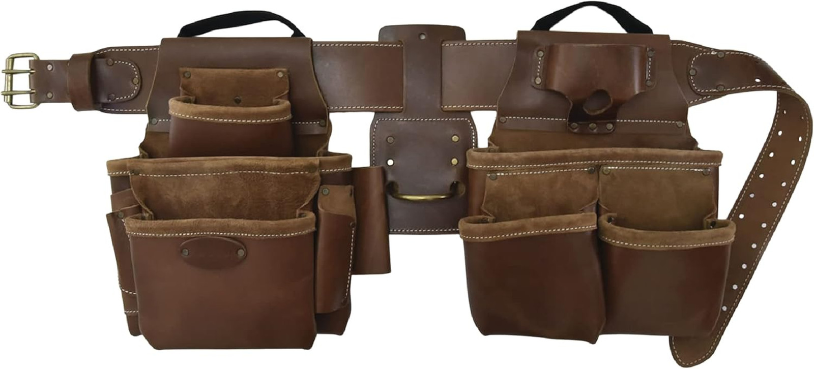 – 4 Piece and 17 Pockets Pro Framer’S Combo, Tool Belt with 2 Tool Pouches and 1