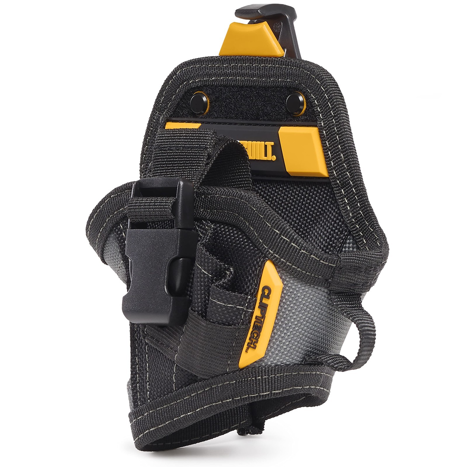 Compact Heavy-Duty Drill Holster with Adjustable Strap & Bit Pockets, Rugged 168