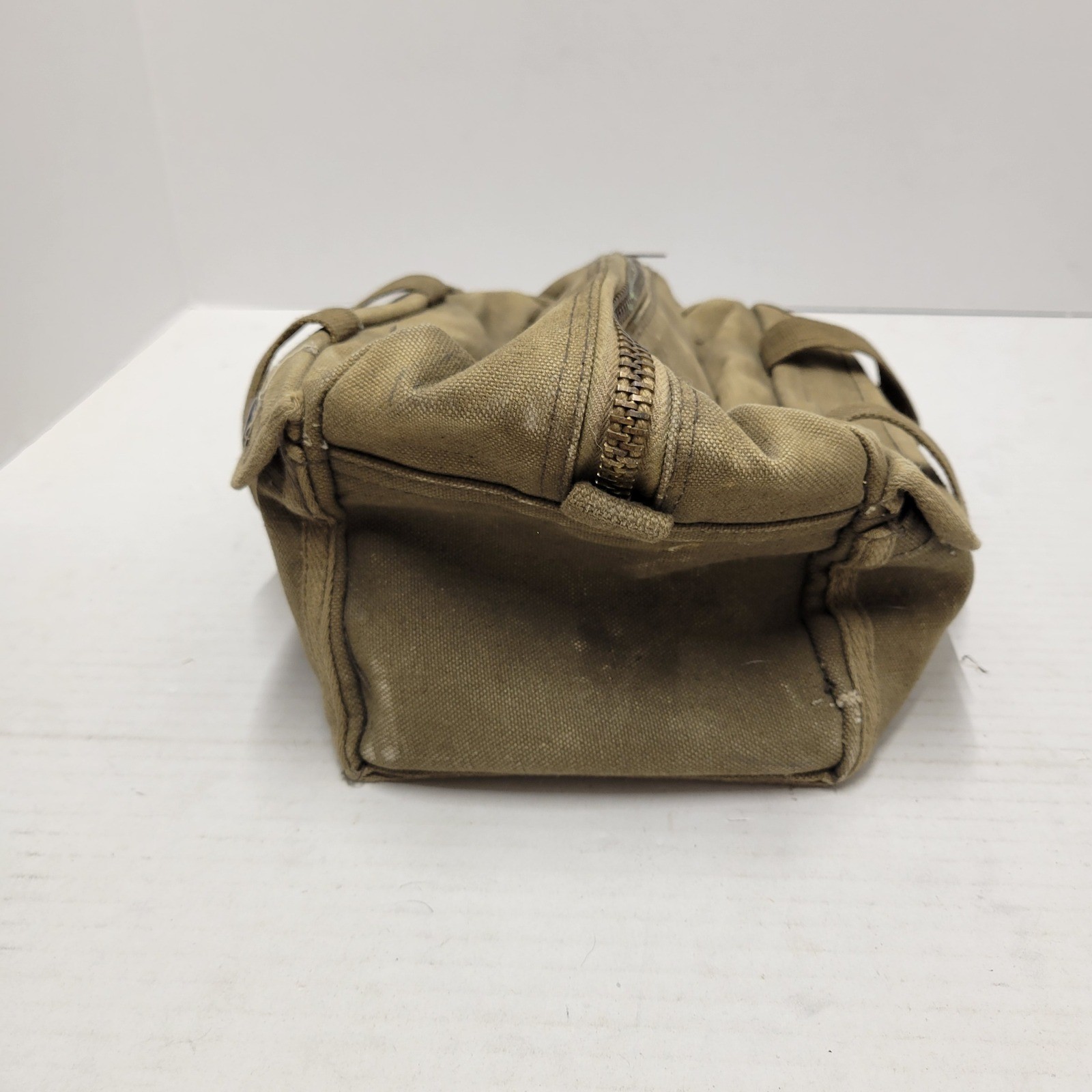 Condor Vintage Canvas Tool Bag Olive Drab Green Heavy Duty Utility Zipper Pouch