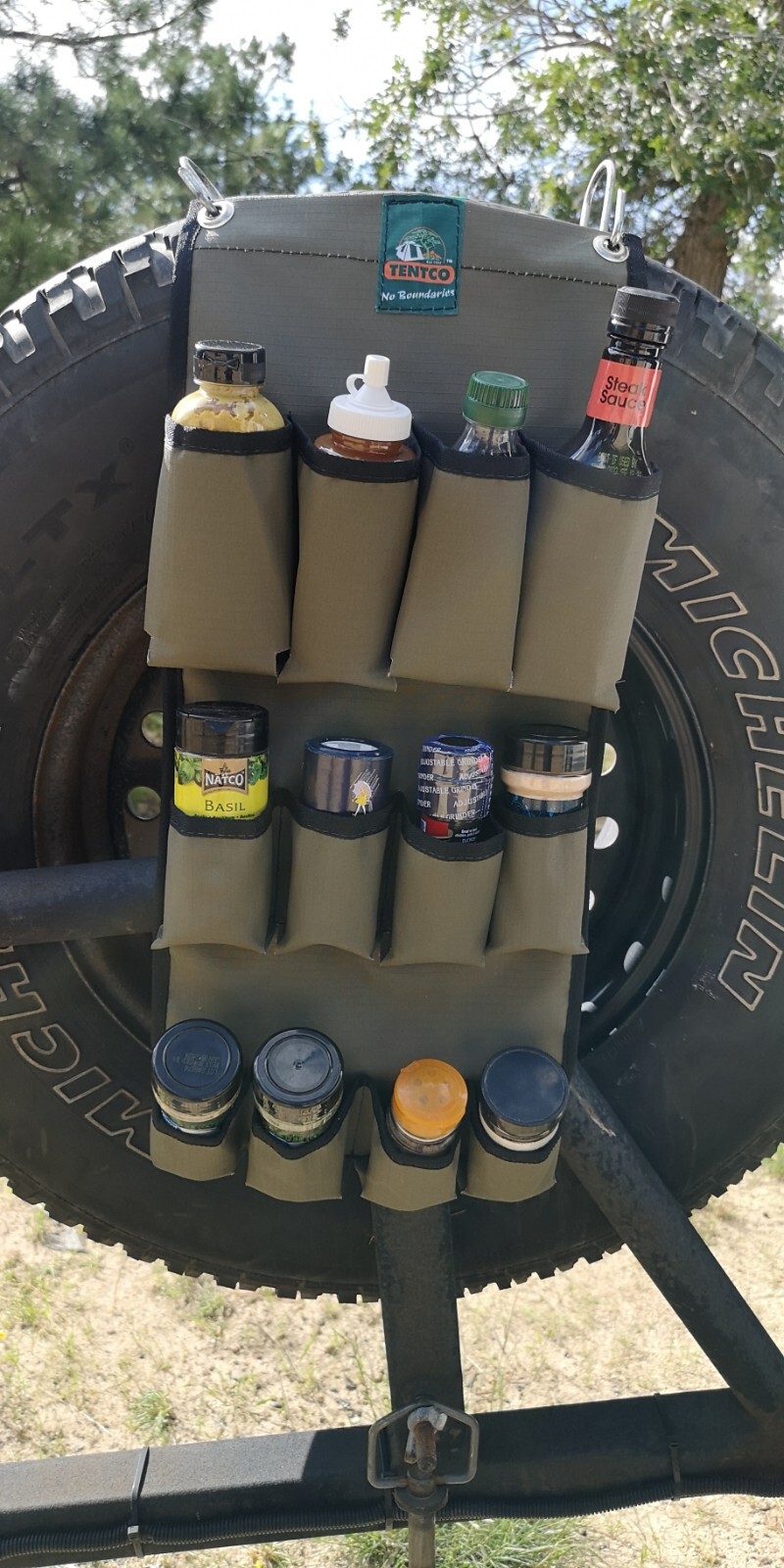 Canvas Spice Rack camping picnic overland vanlife 4×4