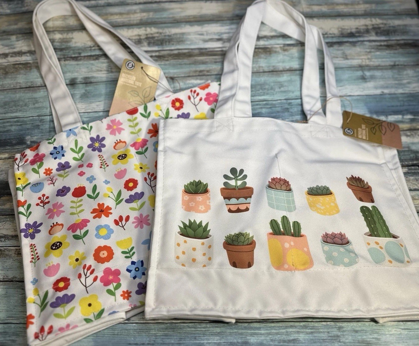 NEW Gardening Tote Large Capacity 15”x 9”x 13” Interior Pockets🪴Choose Design