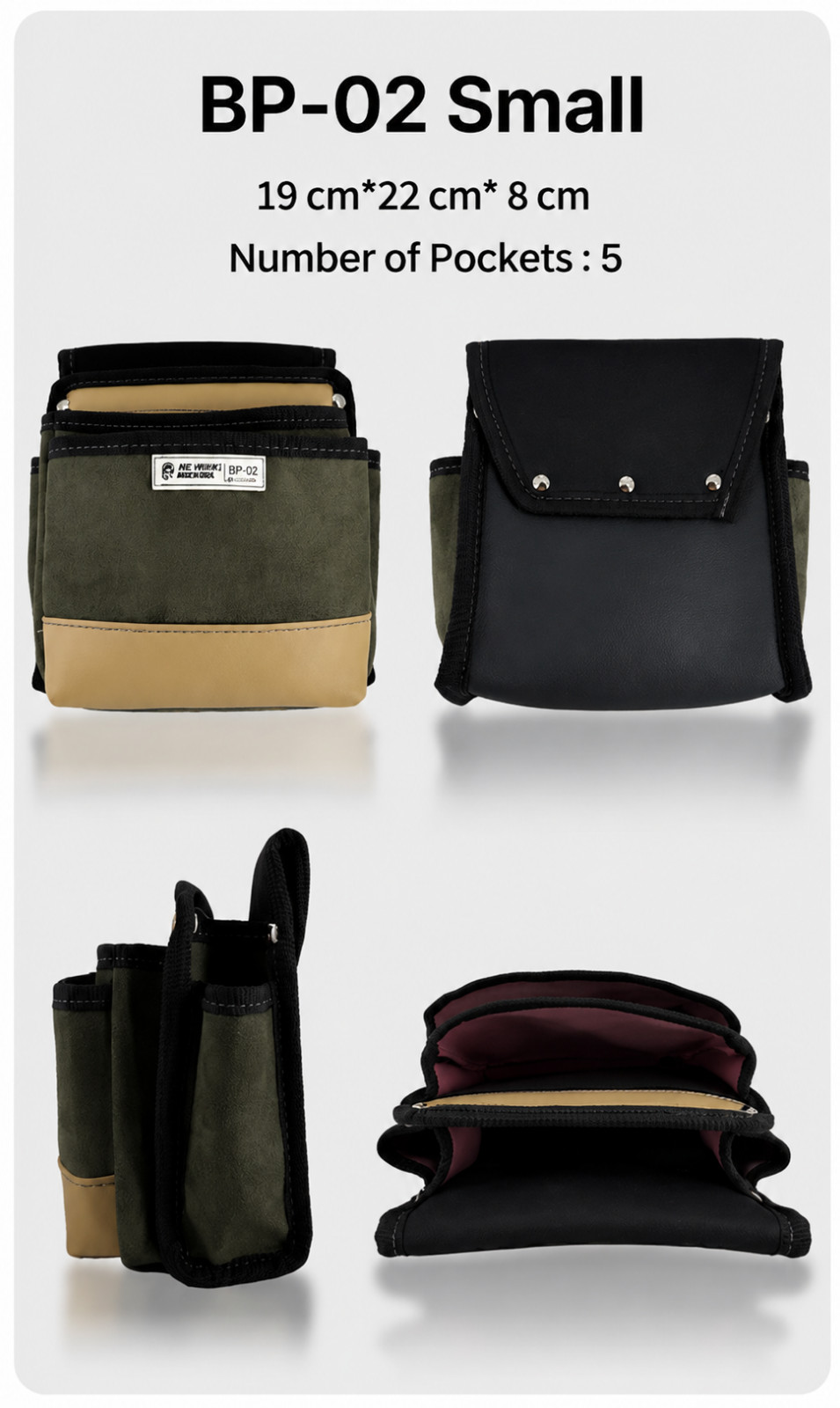 Nature Tool Carpenter Tool Belt Pouch Set Premium Korea Best Seller handmade