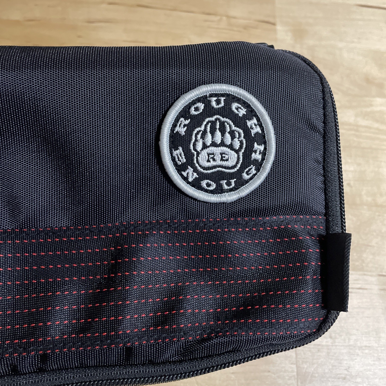 Rough Enough 12″ Small Tool Bag Pouch Box Travel Toiletry Handle Cordura Black