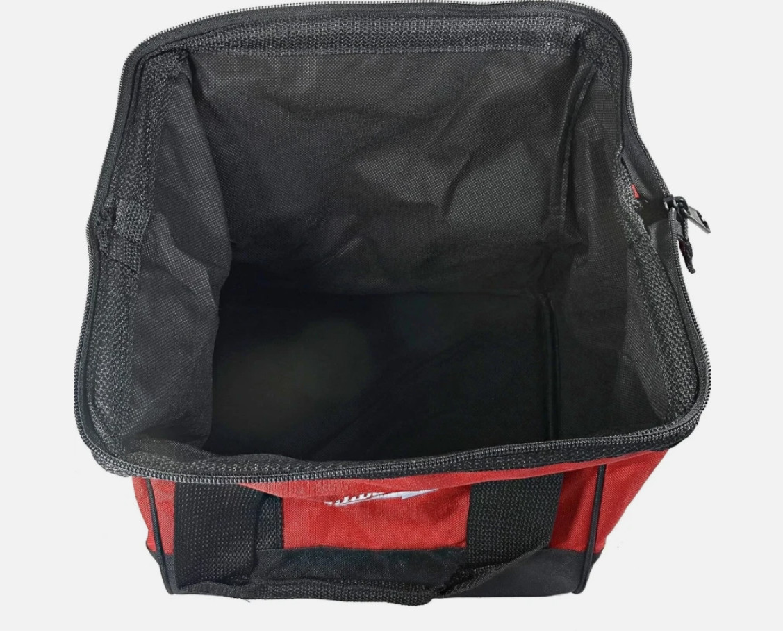 2 Pack Milwaukee Contractor Tool Bag Zippered Carry Case 10x9x8 Heavy Duty-New