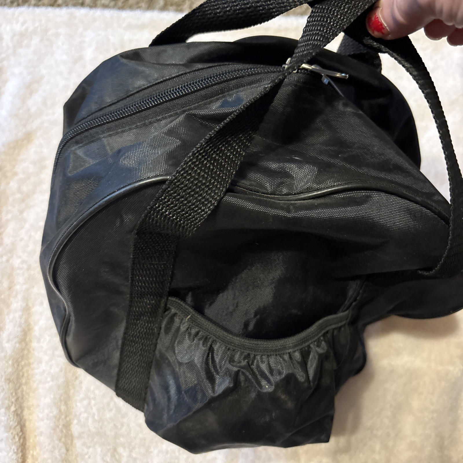 Pre-O Medium Black Tool Bag W/ Zipper Handles/Pockets/ Multipurpose/Lightweight