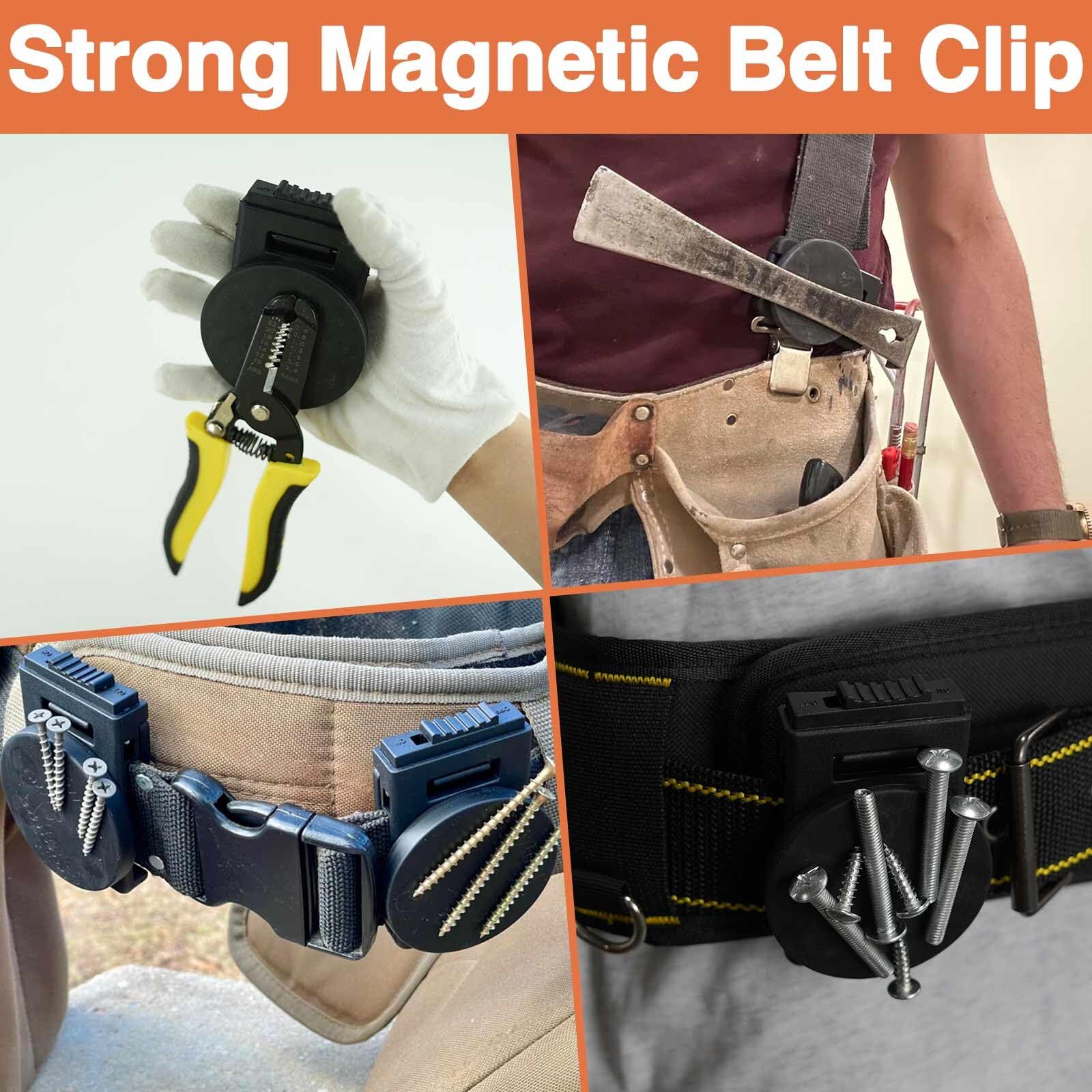 Tool Holster Belt Clip Heavy-Duty Belt Magnetic Clip Non-Slip Strong Magnetic