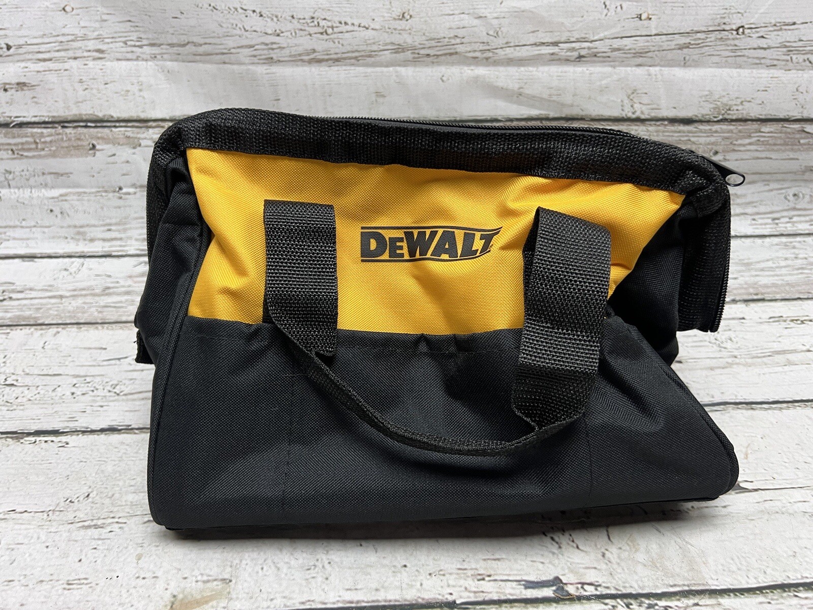 Dewalt Tools Medium Canvas Tool Bag Carrying Case With Straps N037466 – NEW