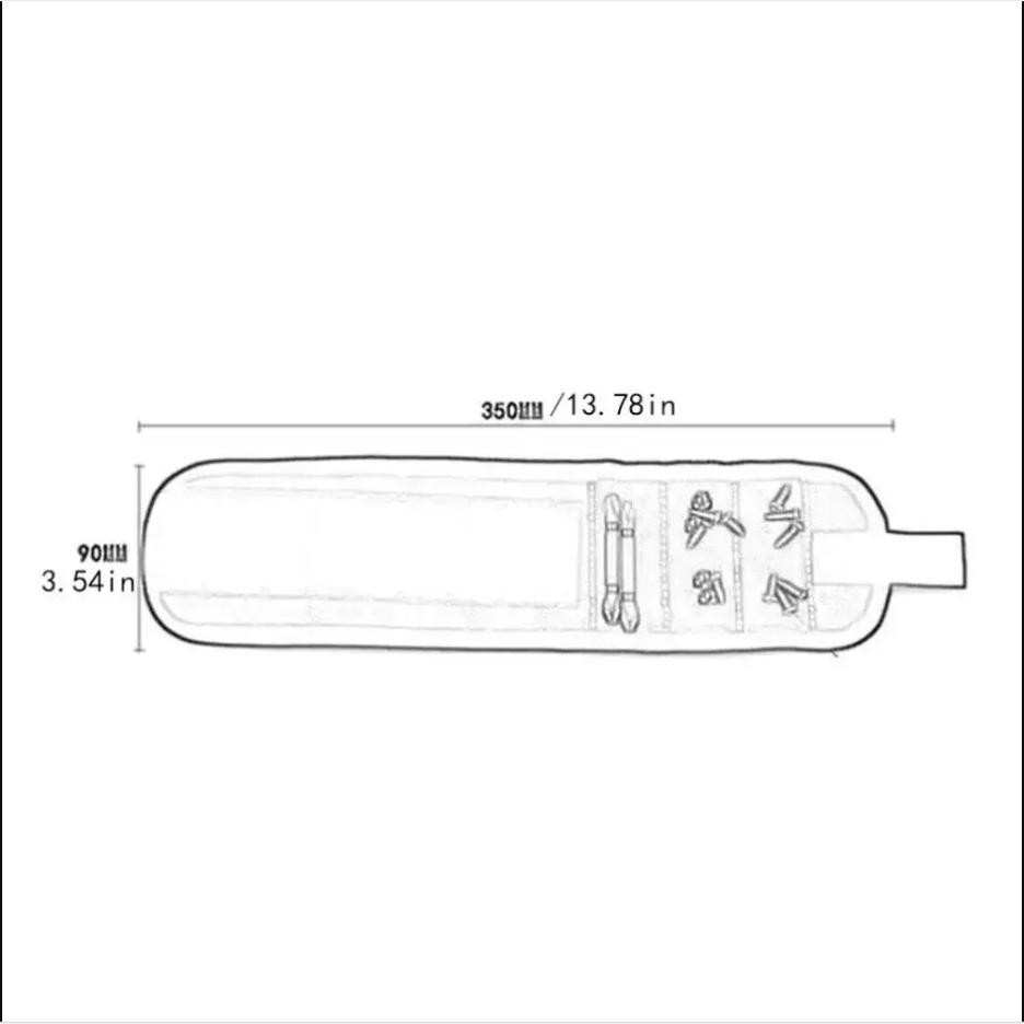 Magnetic Tool Wristband Strong Magnetic Work Band Nail Screw Holder Tool