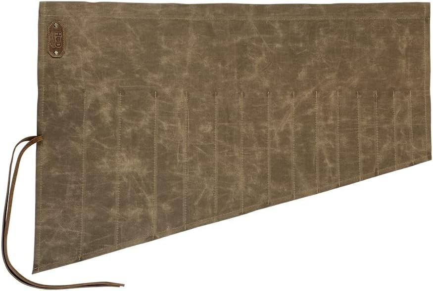 Durable Wrench Tool Roll with 15 Pockets – Handmade for Craftsmen & DIYers