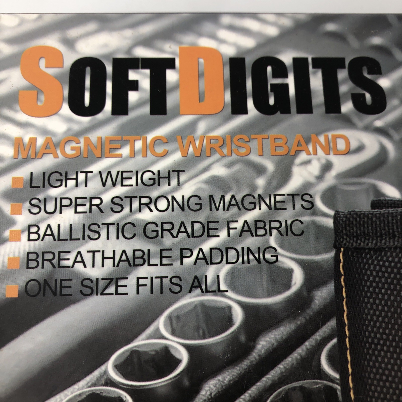 2 Pack Magnetic Wristbands Soft Digits one size fits all light weight strong