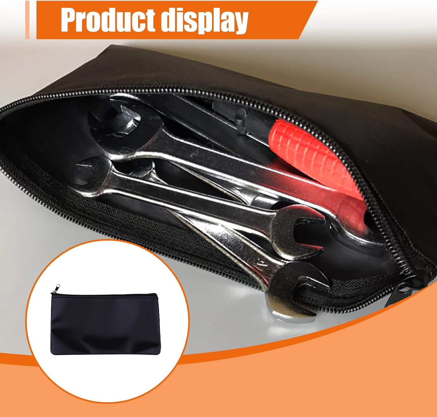 2PCS Car Tool Pouches with Zipper (Small) | Universal Oxford Cloth Waterproof Sm