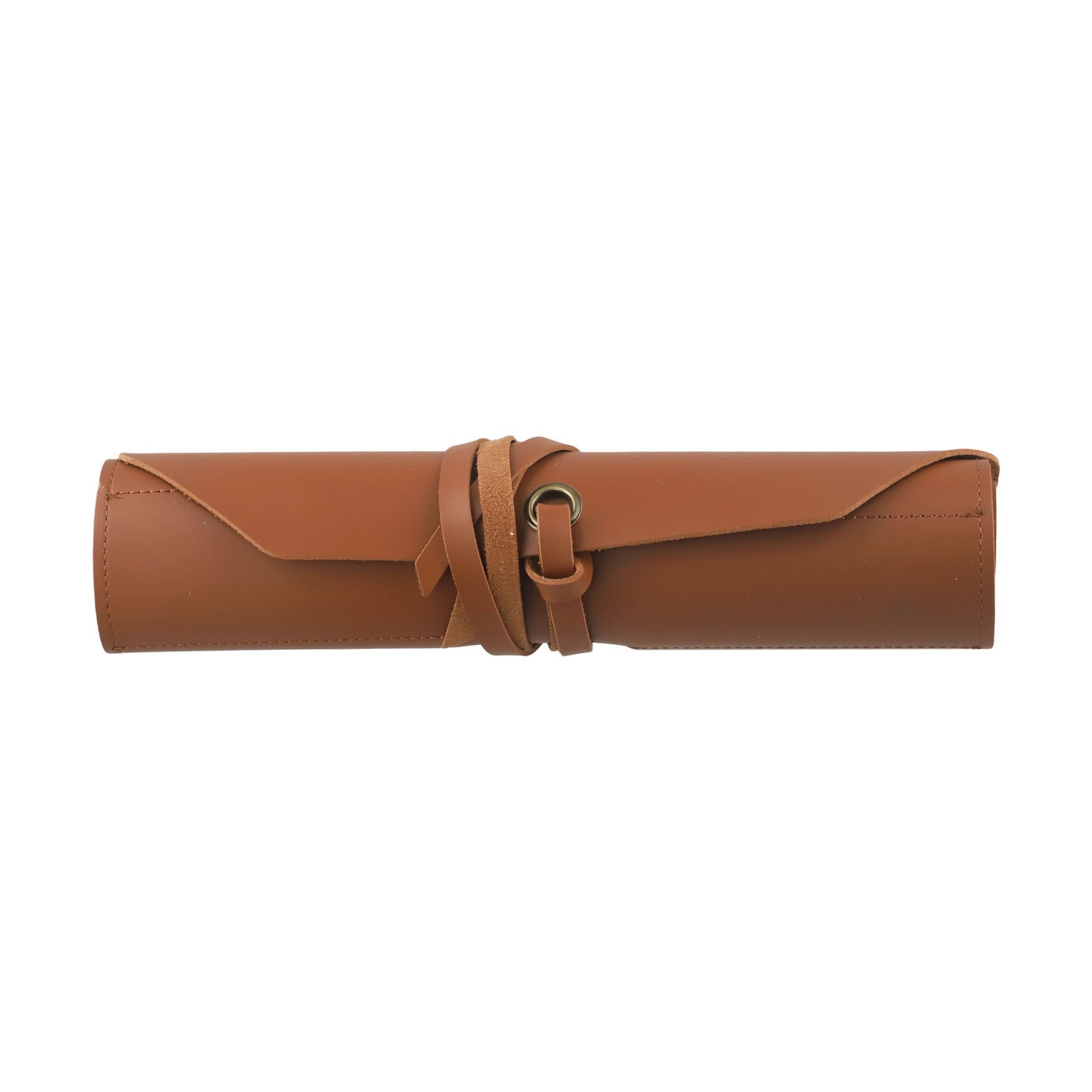 Classic Leather Tool Roll Bag for Compact and Organized Hardware Storage