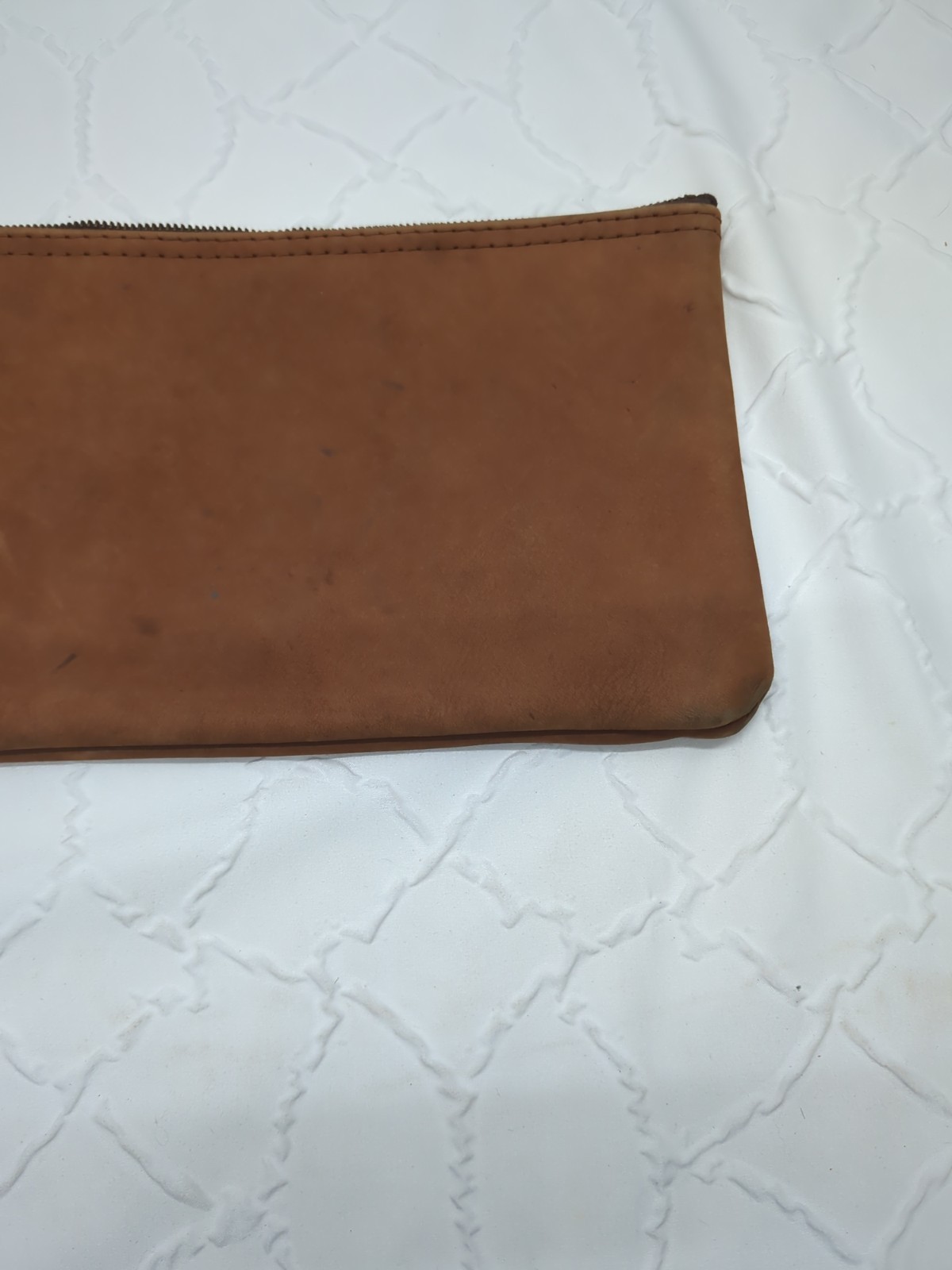 Klein Tools Leather Zip pouch Brown 5139L