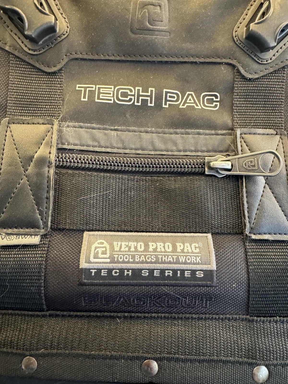 Veto Pro Pac Tech Pac Blackout Backpack With Hi Viz V-Swap Inserts EXCELLENT