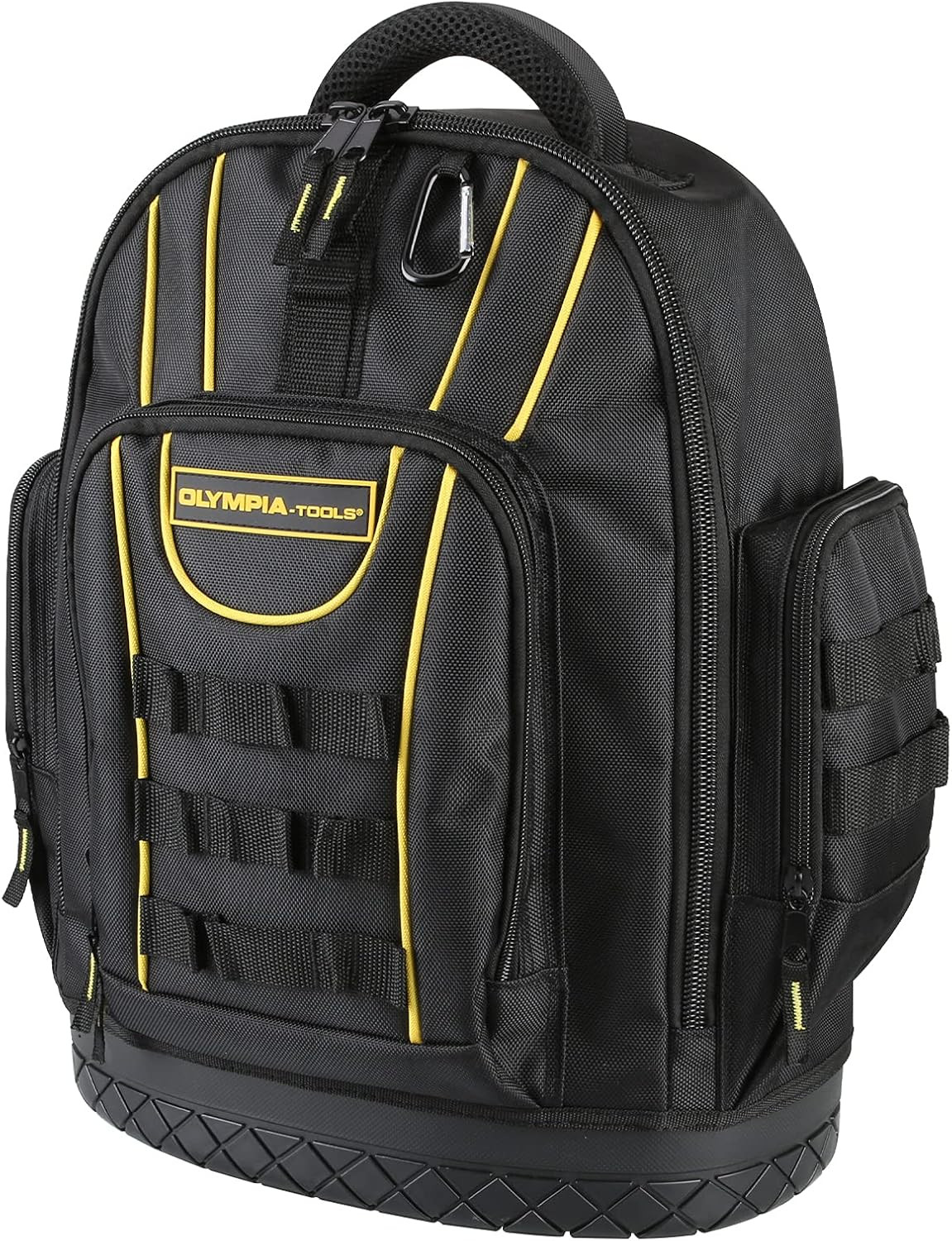 Tool Backpack, Moulded Waterproof Base, Padded Shoulder Straps, Breathable Padde