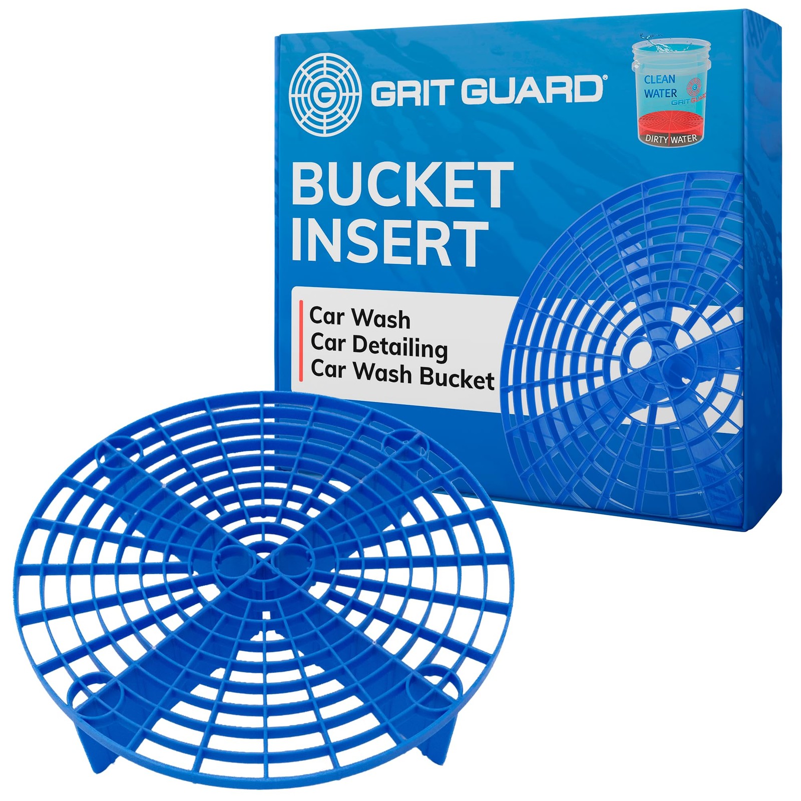 10″ Grit Guard Insert for Car Wash Bucket Fits 3.5 to 6 Gallon Buckets