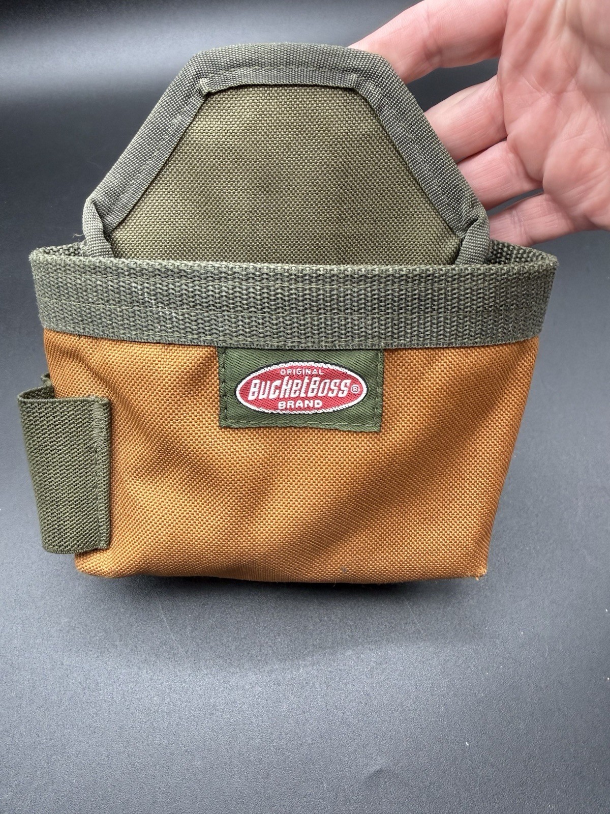 Bucket Boss Basic Work Tool One Pouch Nails Screws With Belt Clip Tough