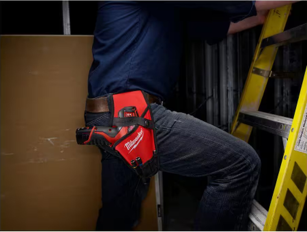 Milwaukee 1 Pocket Power Tool Drill Holster Holder Belt Attachment Storage Pouch