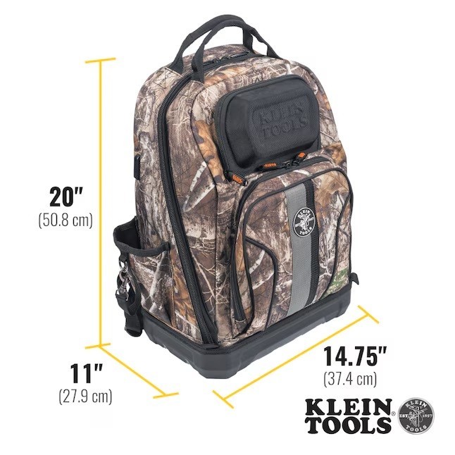 Klein Tools 62800BPCAMO Tradesman Pro XL Tool Backpack 40 Pocket Camo-New🔥❗