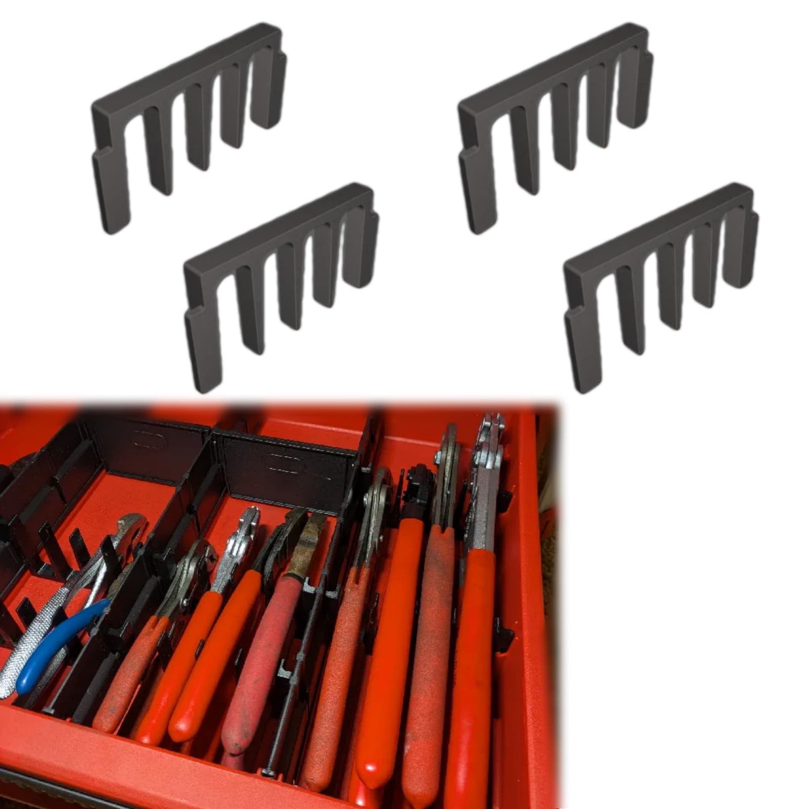 with Milwaukee Packout Drawer Organizers Set of 4 for 4-Drawer Tool (48-22-84…