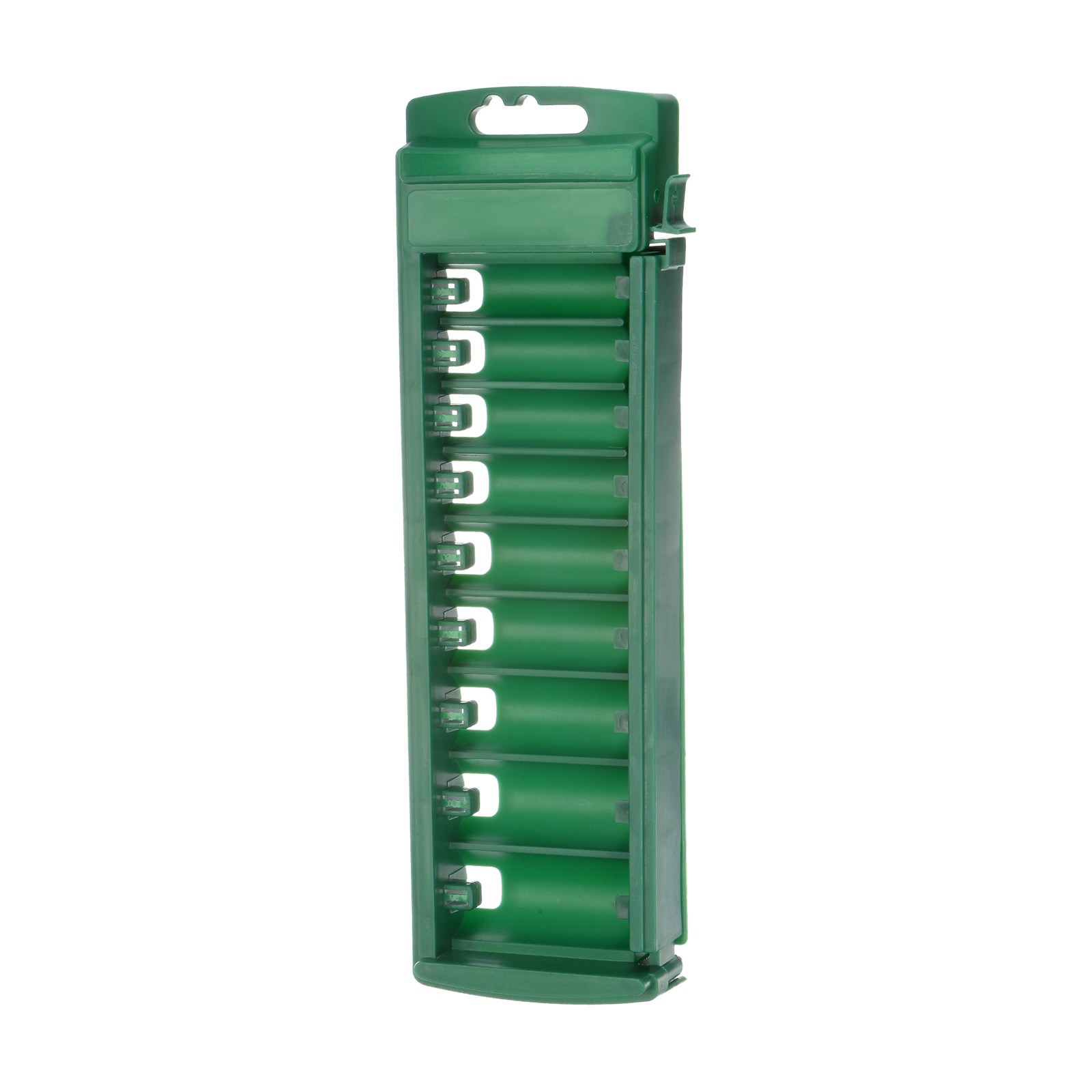 Socket Organizer 3/8″ Drive 9 Slots Portable Deep Socket Clip Rail Holder