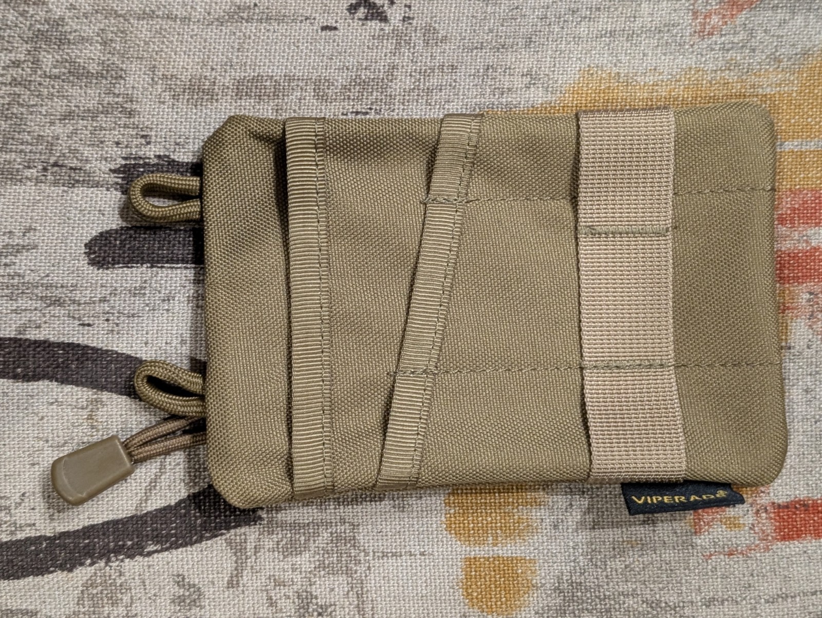 Viperade VE1 Organizer Pouch Green EDC Pockets MOLLE Strap 500D Oxford Fabric