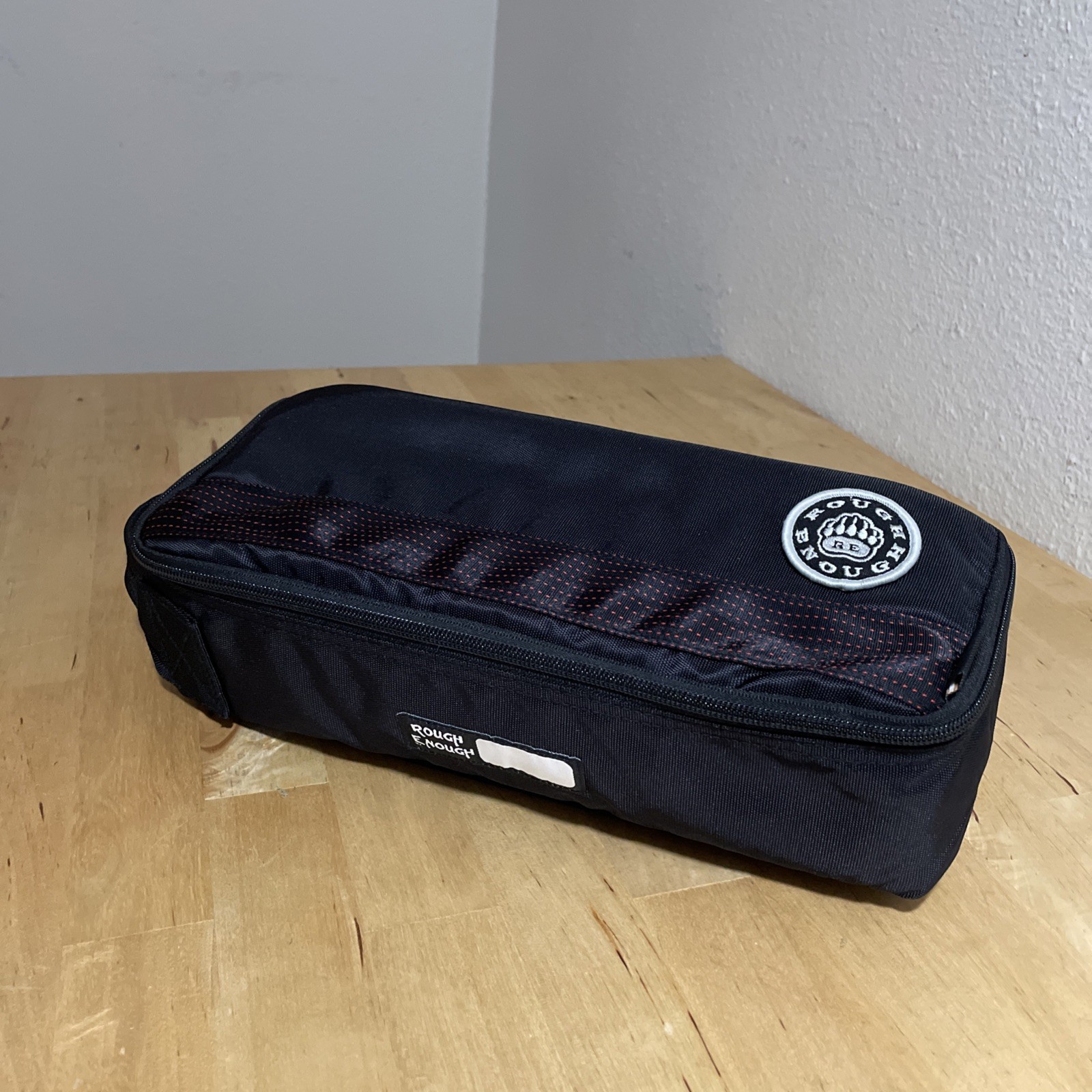 Rough Enough 12″ Small Tool Bag Pouch Box Travel Toiletry Handle Cordura Black
