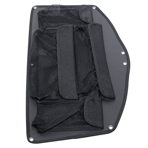 Black Motorcycle Rear Trunk Lid Organizer Multi Compartments Tool Bag