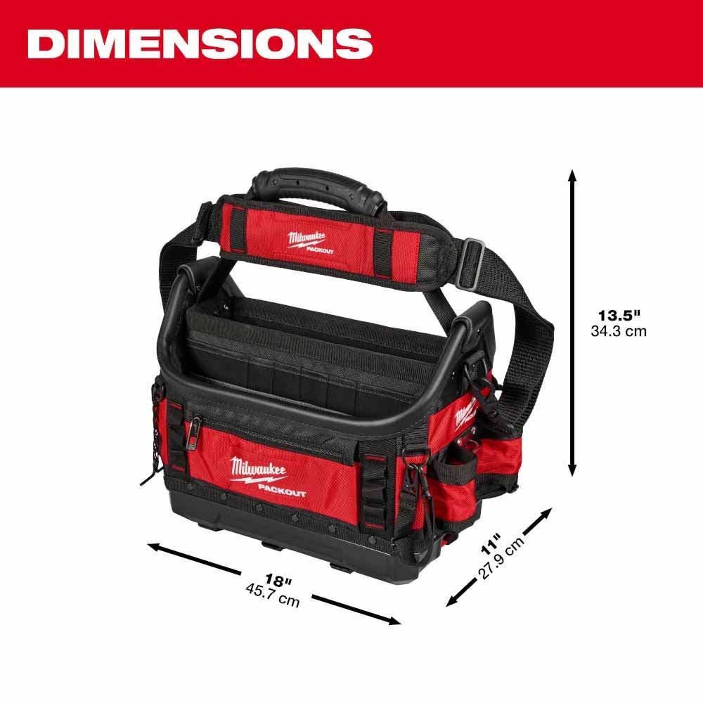 Milwaukee 48-22-8317 PACKOUT 15″ Structured Tote