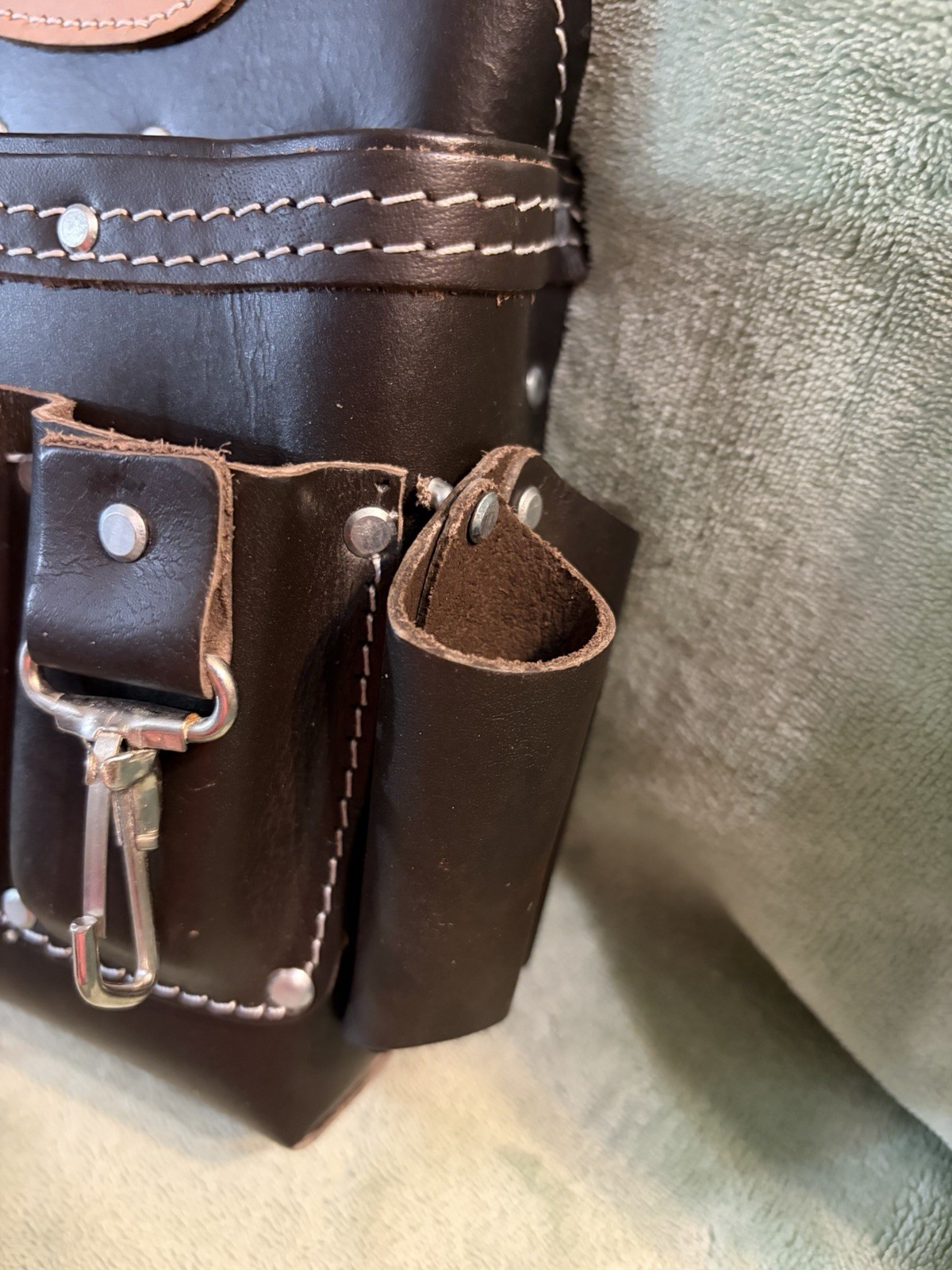 McGuire-Nicholas 526-CC Brown Professional Electrician Pouch