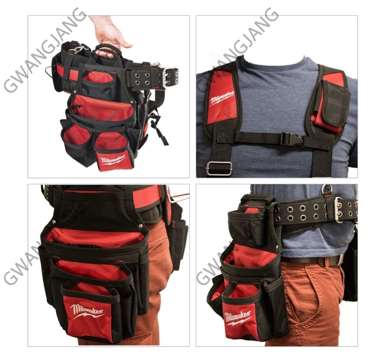 Milwaukee 48-22-8120 Contractor Belt With Suspension Rig Tool Belt DIY Pro Work