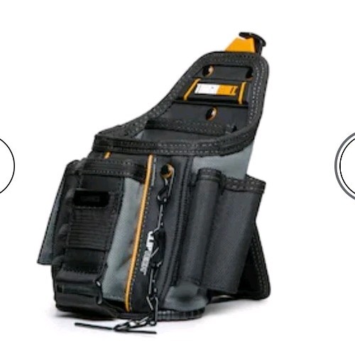 ToughBuilt TB-CT-34 Small Electrician Tool Pouch ClipTech Belt Clip 13 Pockets
