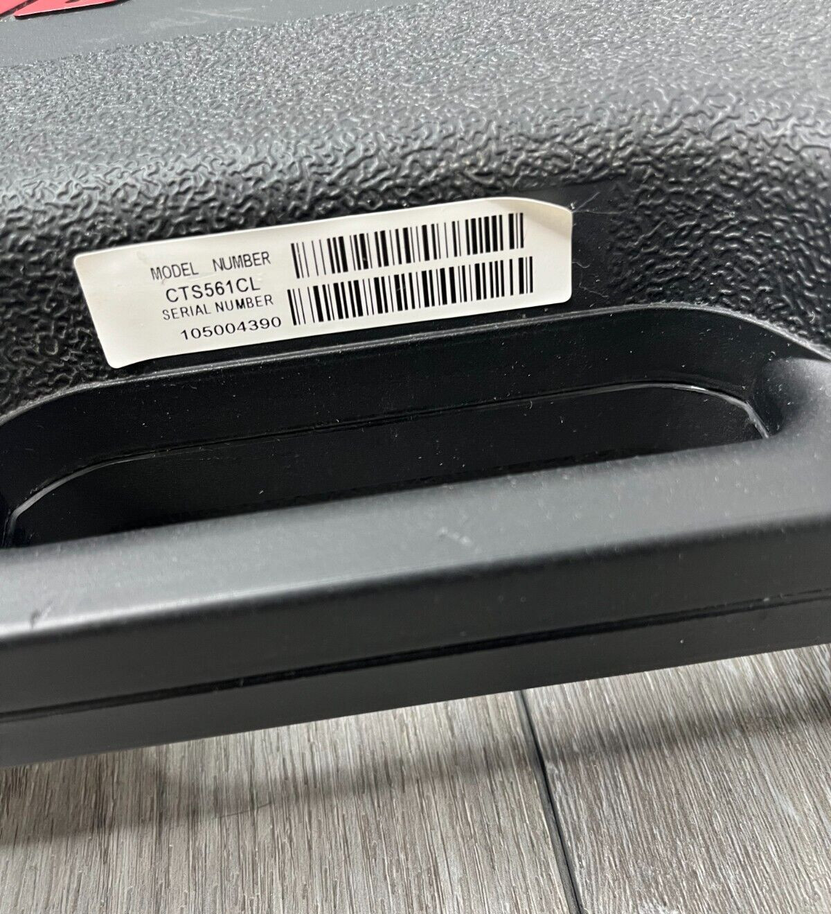 Snap-On CTS561CL Cordless Screwdriver Portable Handle Case, Black (CASE ONLY)
