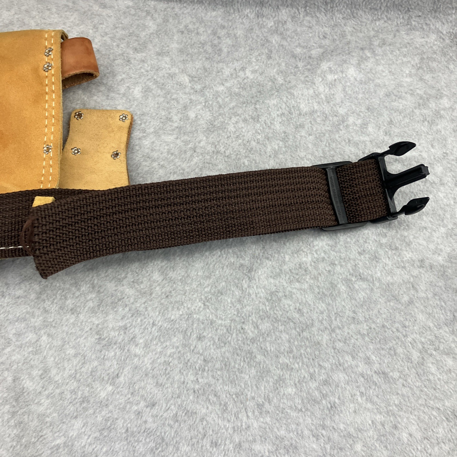 McGuire-Nicholas Carpenter Apron Heavy Split Cowhide Leather Tool Belt # 490X