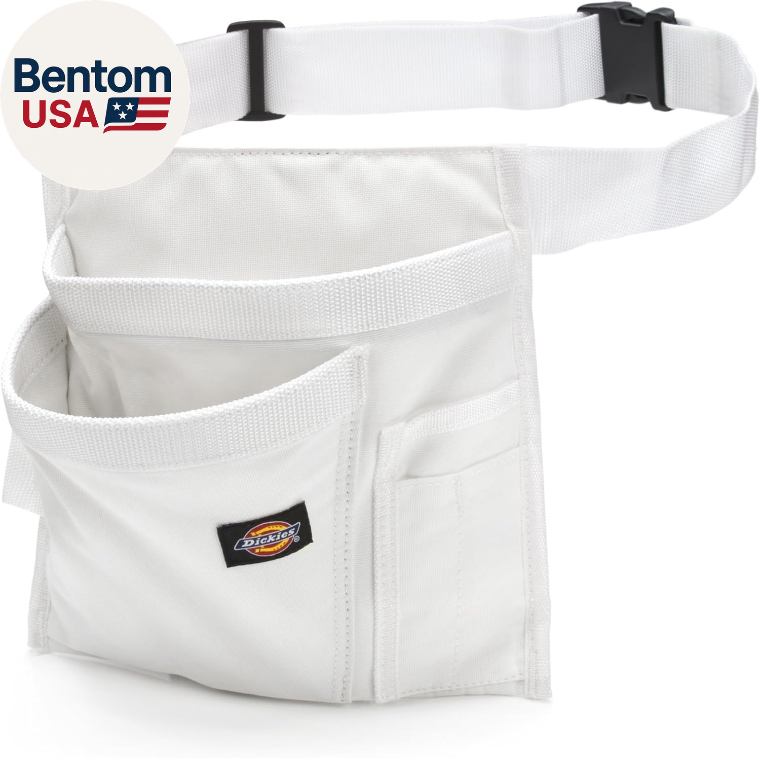 5-Pocket Single Side Tool Belt Pouch/Work Apron, Durable Canvas Construction, Ad