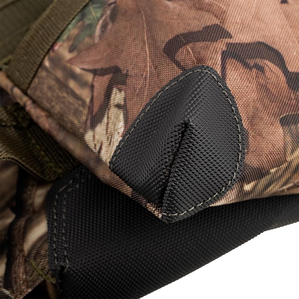 Camo Tool Belt with Suspenders – Heavy Duty Multi-Pocket Work Belt, 52
